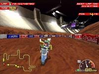 une photo d'Ã©cran de Moto Racer sur Sony Playstation